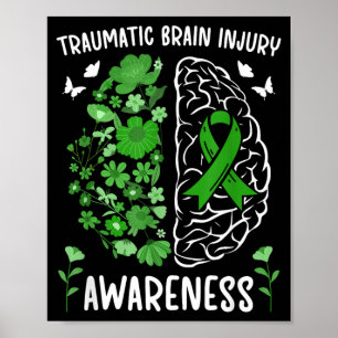 外傷性脳損傷啓発フラワー TBI ポスター