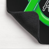 外傷性脳損傷認識度リボン マウスパッド (コーナー)