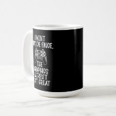 外出したくないゲーマー コーヒーマグカップ (正面左)