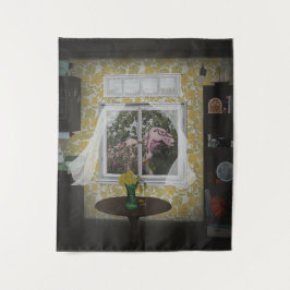 外出しない タペストリー