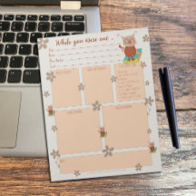 外出中に代替型枠Owlメモ帳