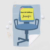 外出中 ゴルフタオル (インサイチュ)