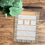 外出中 – pens sub orange notepad ノートパッド<br><div class="desc">先生が不在の間に教室で起こったことを知り、自分のサブについて情報を得るために連絡非常に役立つメモ帳。その他のノートパッドについては当社のショップをチェック。© ArianeCイラスト-All rights reserved</div>