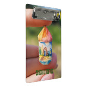 外出先でのノートテイクに最適 ミニクリップボード (アングル)