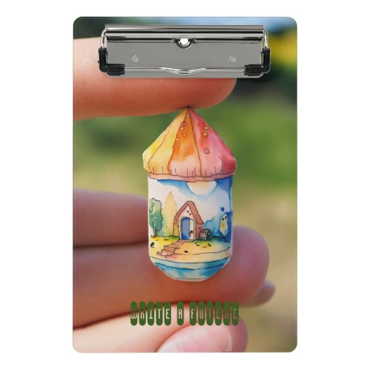 外出先でのノートテイクに最適 ミニクリップボード (正面)