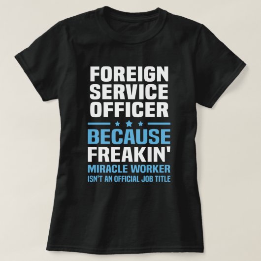 外務官 Tシャツ (デザイン正面)
