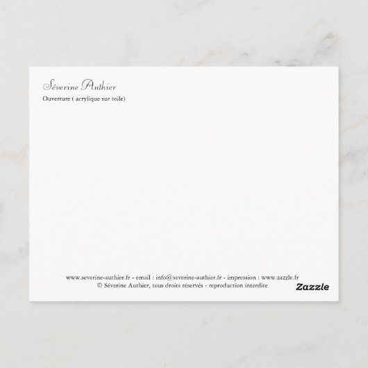 外向き ポストカード (裏面)