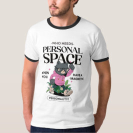 外向性は磁気的な性格を持つ Tシャツ