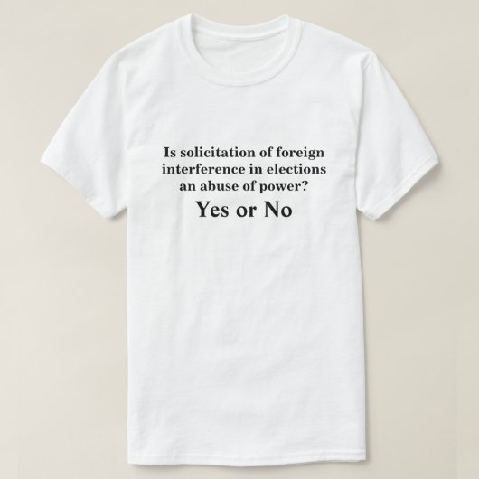 外国からの干渉の勧誘….. Tシャツ (デザイン正面)