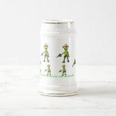 外国のおもしろいなビールのジョッキ ビールジョッキ (中央)