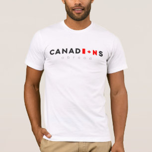 外国のカナダ人の基本的なアメリカの服装のTシャツ Tシャツ