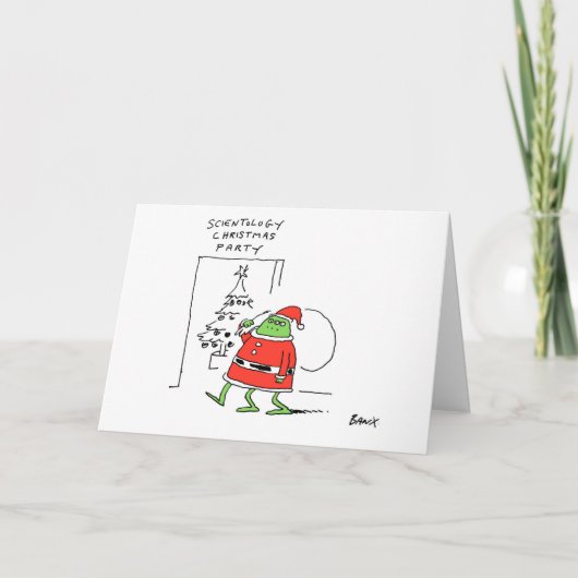 外国のサイエントロジストのクリスマスカード シーズンカード (正面)