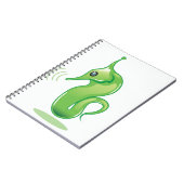 外国のタツノオトシゴのベクトル ノートブック (左側)