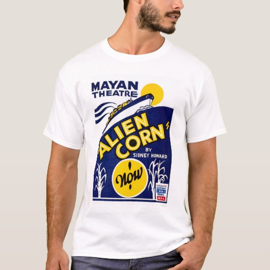 外国のトウモロコシの戯曲1938 WPA Tシャツ (正面)