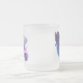 外国のトリオのおはようのマグ フロストグラスマグカップ (中央)