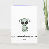 外国のバースデー・カード カード (裏面)