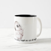 外国のベビーのコーヒー・マグ ツートーンマグカップ (正面右)