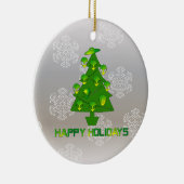 外国の休日の木 セラミックオーナメント (右)