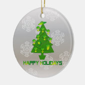 外国の休日の木 セラミックオーナメント (左)