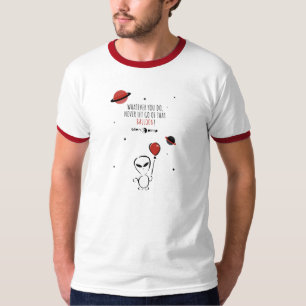 外国の売春あっせん業者による赤い気球のTシャツ Tシャツ