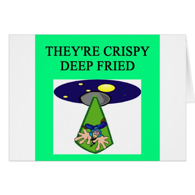 外国の外転区域51 UFOの冗談 (正面横)