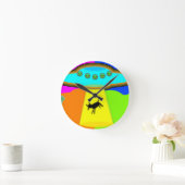 外国の外転 ラウンド壁時計 (ホーム)