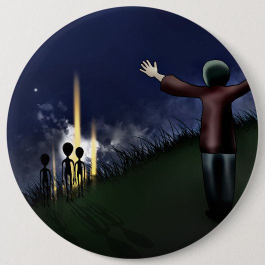 外国の外転 缶バッジ (正面)