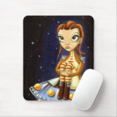 外国の女の子 マウスパッド (マウス)
