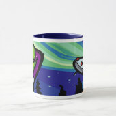 外国の宇宙船のマグ1 マグカップ (中央)