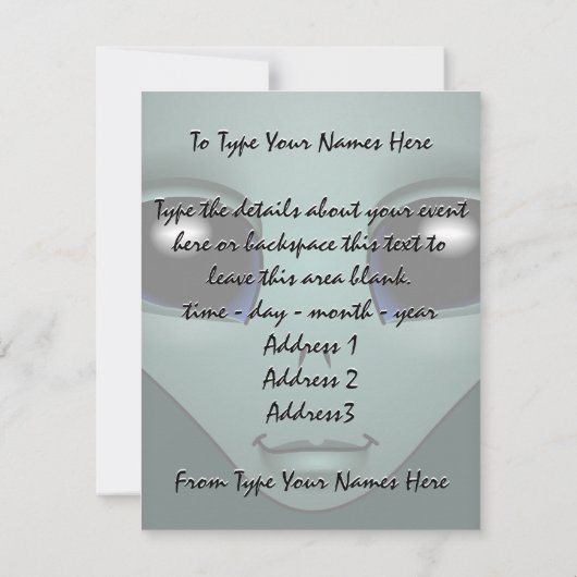 外国の招待状のパーソナライズでかわいい外国の芸術RSVP 出欠カード (裏面)