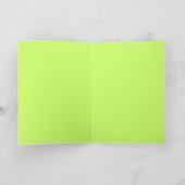 外国の挨拶状 カード (内部)