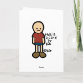 外国の挨拶 カード (裏面)