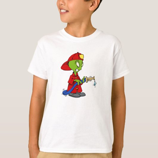 外国の消防士 Tシャツ (正面)