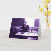 外国の監視TVは振れます カード (黄色い花)