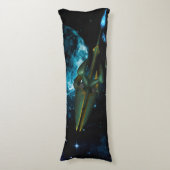 外国の船が付いている宇宙 ボディピロー (正面縦)