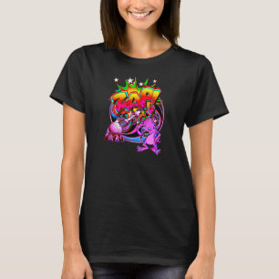 外国の落書きの芸術家のTシャツ Tシャツ