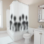 外国の訪問者 シャワーカーテン (インサイチュ)