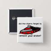 外国の調査おもしろいなボタンのバッジの侮辱のユーモア 缶バッジ (正面&裏面)