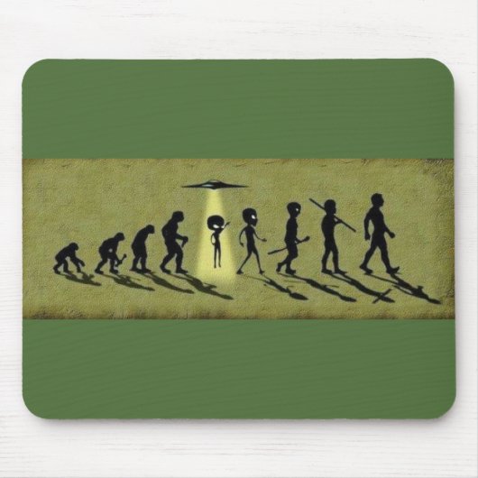 外国の進化のマウスパッド マウスパッド (正面)
