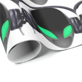 外国の音楽愛好者DJ -滑らかなクジラ目の動物 ラッピングペーパー (ロールコーナー)