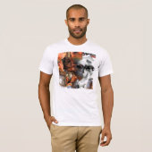 "外国の"人の芸術のワイシャツ Tシャツ (正面フル)