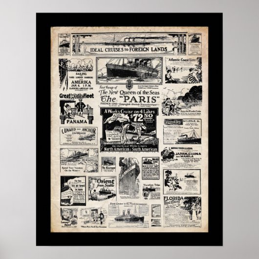 外国への理想的クルーズ ポスター (正面)