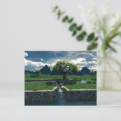 外国オアシスはがき ポストカード (スタンド正面)