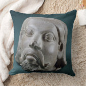 外国人の磨かれた砂岩頭部、Sarnath、第3 クッション (ブランケット)