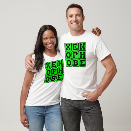 外国人恐怖症、外国人への恐怖 Tシャツ (ユニセックス)