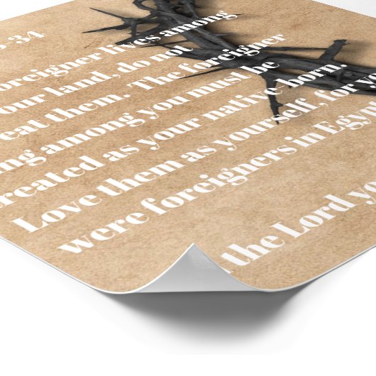 外国人 ポスター (角)