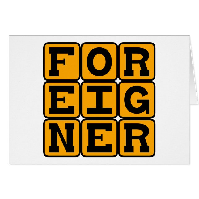 外国人、部外者 (正面横)