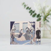 外国商家のサロン ポストカード (スタンド正面)