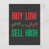 外国株式取引市場日取引業者投資家 ポストカード (正面)