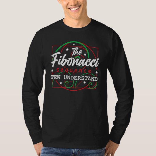 外国株式市場の取引フィボナッチシーケンスCand Tシャツ (正面)